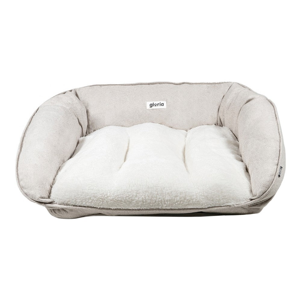 Dog Sofa Gloria MANDI Beige Polyester (80 x 66 x 25 cm)