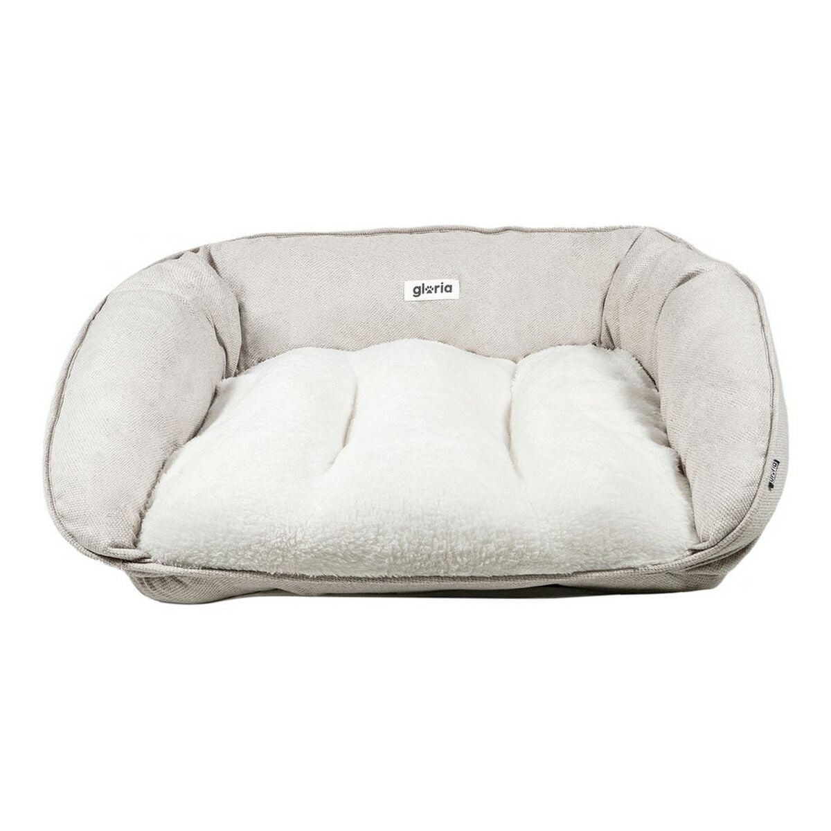 Dog Sofa Gloria MANDI Beige Polyester (80 x 66 x 25 cm)