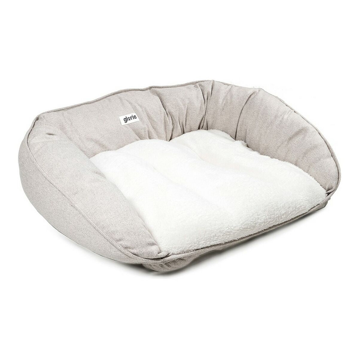 Dog Sofa Gloria MANDI Beige Polyester (80 x 66 x 25 cm)