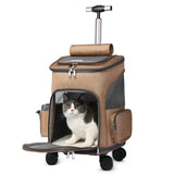 Large Capacity Portable Pet Backpack Adjustable Lightweight Breathable